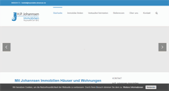 Desktop Screenshot of hausmakler-johannsen.de