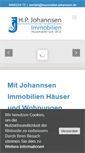 Mobile Screenshot of hausmakler-johannsen.de